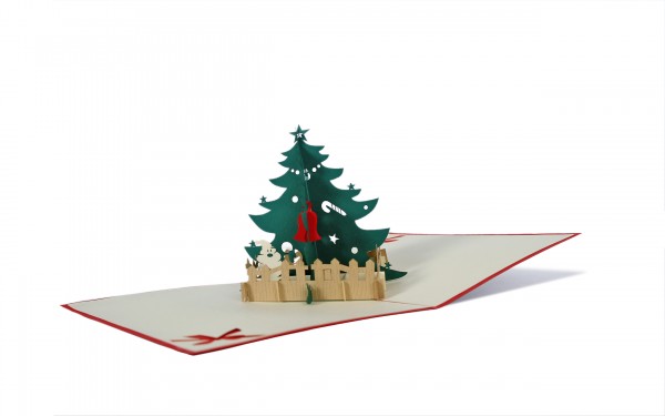 Weihnachtsbaum Pop Up Karte